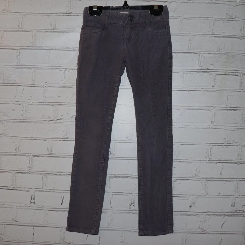 🔘 Old Navy Girls Gray Corduroy Pants · Size 7 Slim